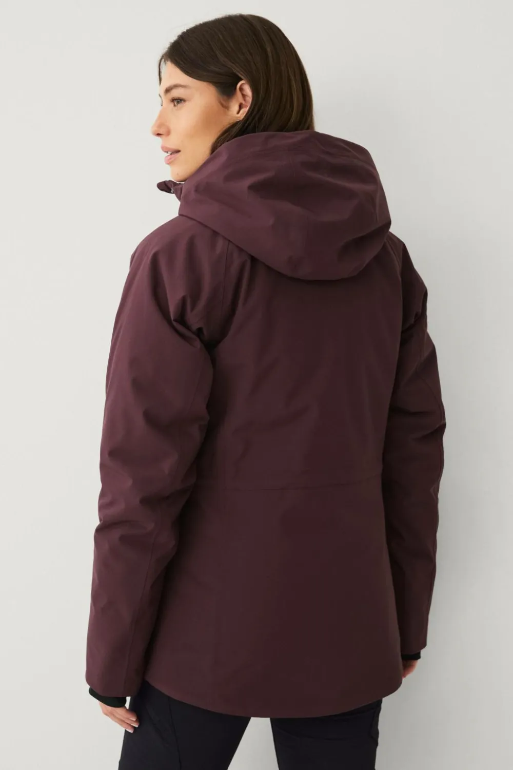 Áhkká Skijakke Outdoor Jacket Padded Chokoladebrun Outlet
