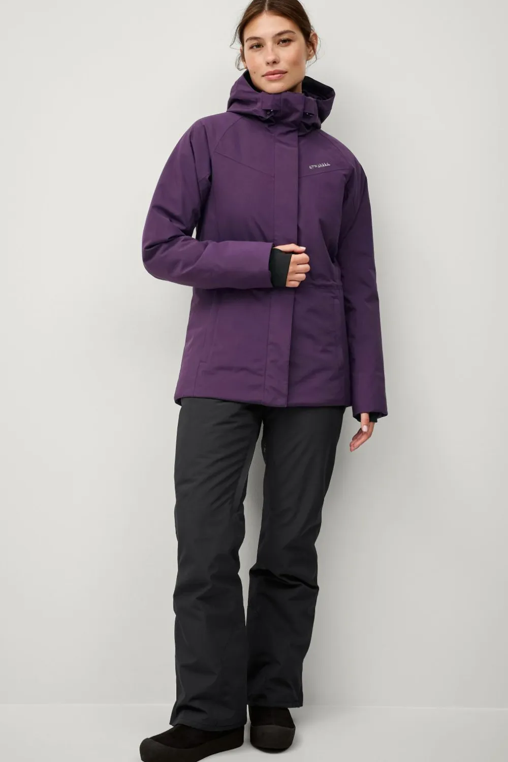 Áhkká Skijakke Outdoor Jacket Padded Dyblilla