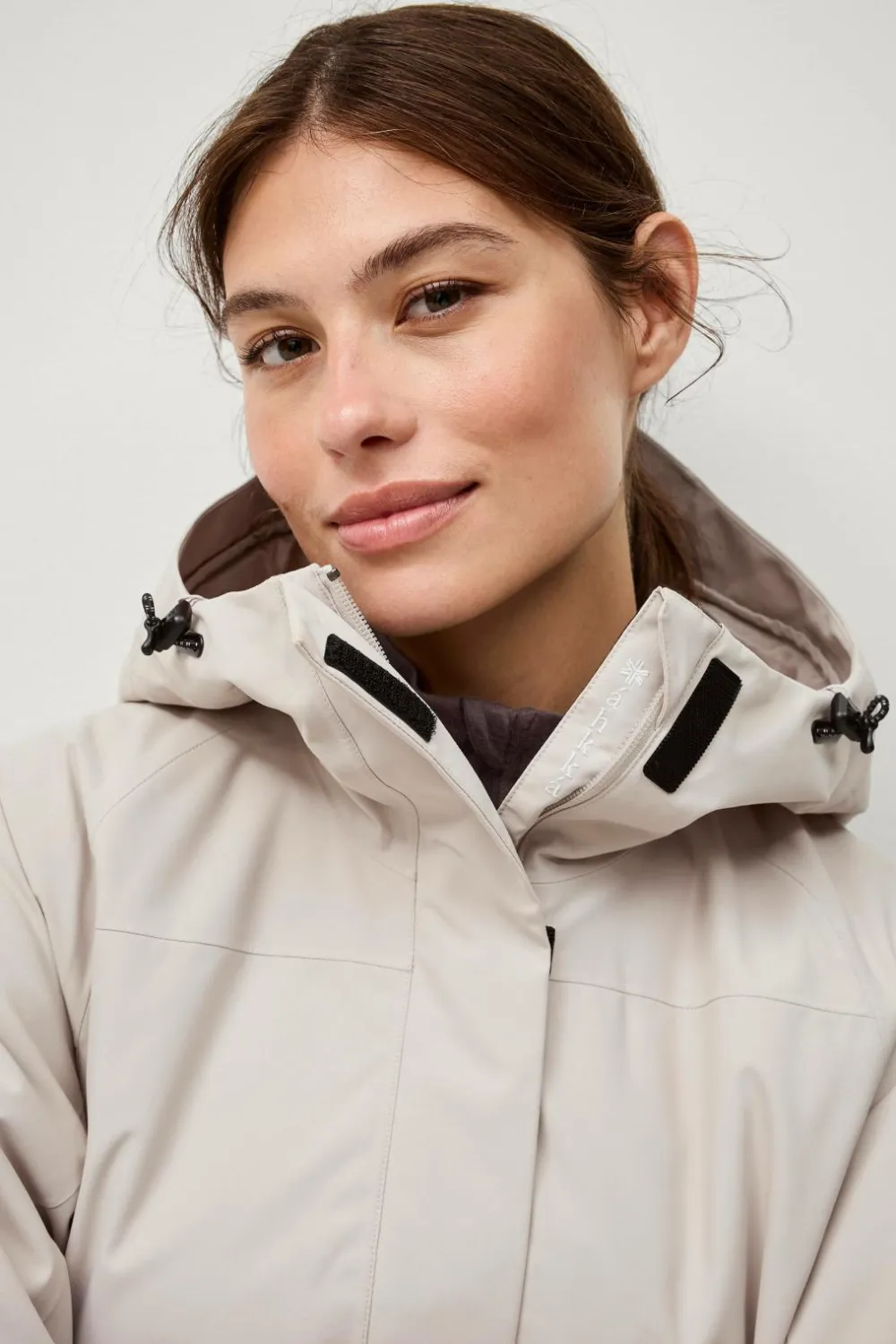 Áhkká Skijakke Ski Jacket W Kitbeige New