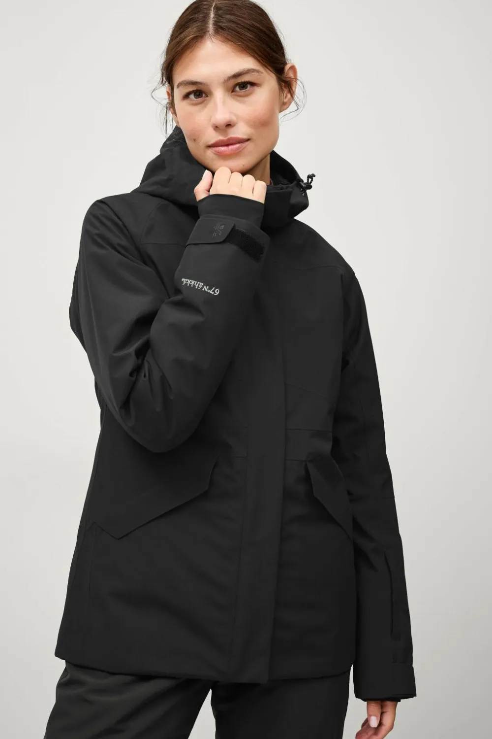 Áhkká Jakker & Frakker>Skijakke Ski Jacket W Sort