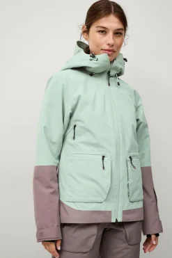 Áhkká Jakker & Frakker>Skijakke Ski Jacket W Grågrøn