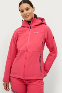 Áhkká Overtøj|Overtøj>Skijakke Softshell Ski Jacket Rosarød