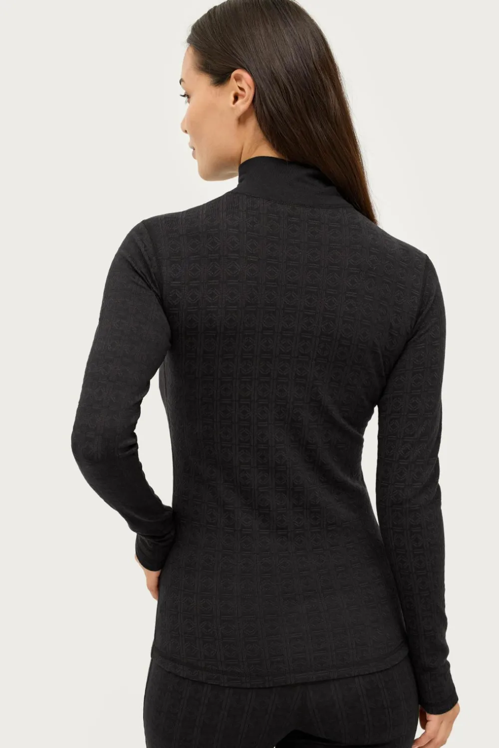Áhkká Skiundertøj|Skiundertøj>Termisk top Gold Underwear LS Tee Sort