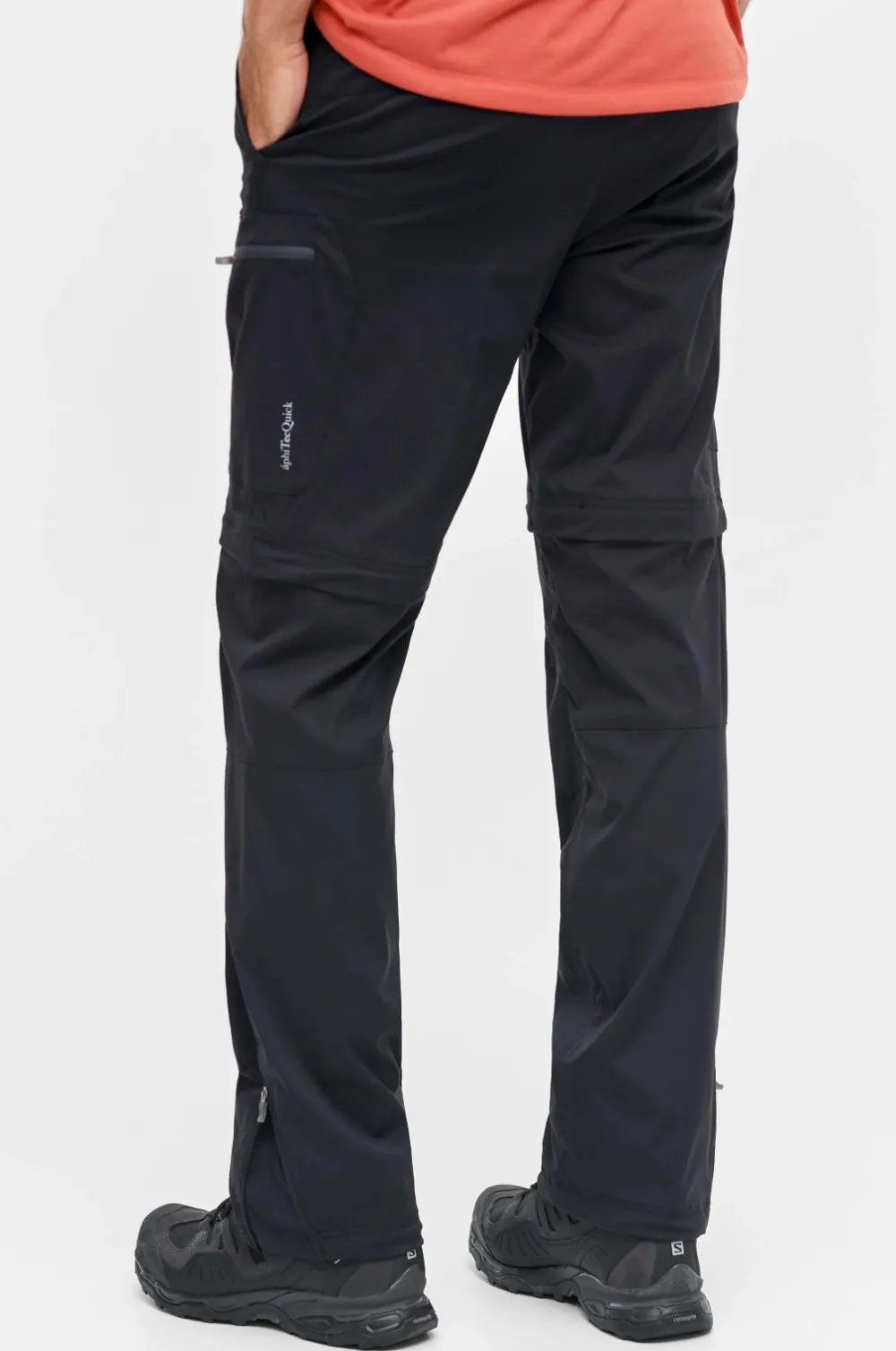 Áhkká Overtøj|Overtøj>Trekkingbukser Zip Off M Sort