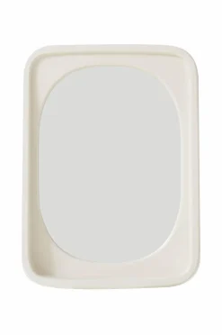 HKliving Spejle>Kurve spejl æggeskal Glossy Beige