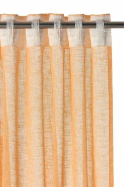&Home Gardinlængde med multibånd Mila 2-pak Rustbeige