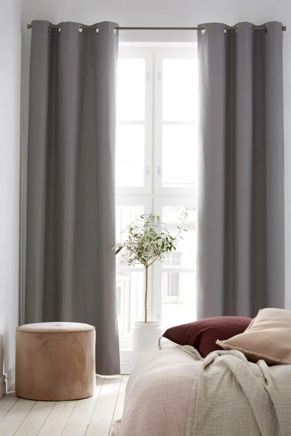 &Home Mørklægningsgardin Filippa Mellemgrå Discount