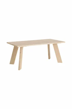 &Home Spisebord Country 180x90 cm Hvidbejdset Hot
