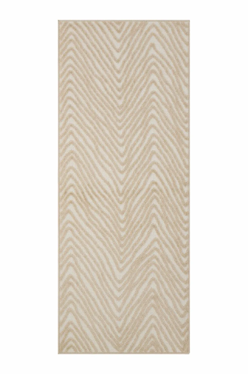 &Home Fladvævede Tæpper>Tæppe Daisy Zigzag Beige