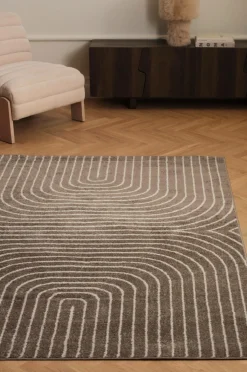 &Home Tæppe Lotus Arches Mørk beige Discount