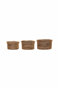 House Doctor Opbevaringskurve, Hddungi, 24 cm 3-p Sort, naturlig Hot
