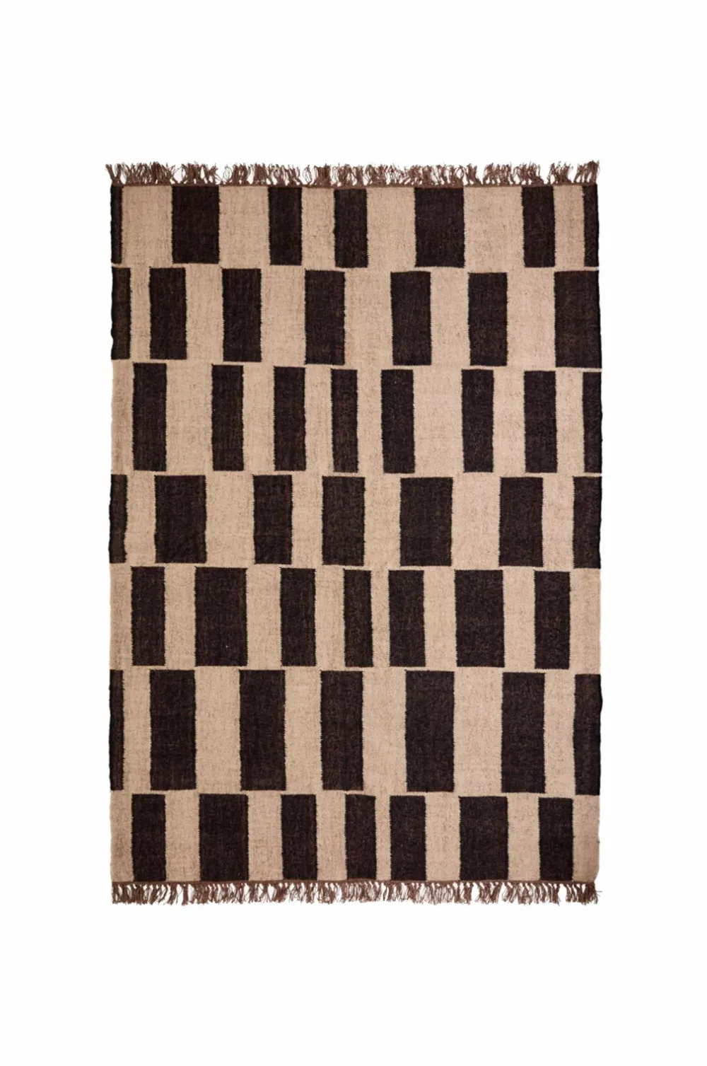 House Doctor Jute- & Sisaltæpper>Tæppe, Hdgraph, 160x230 cm Sort, naturlig