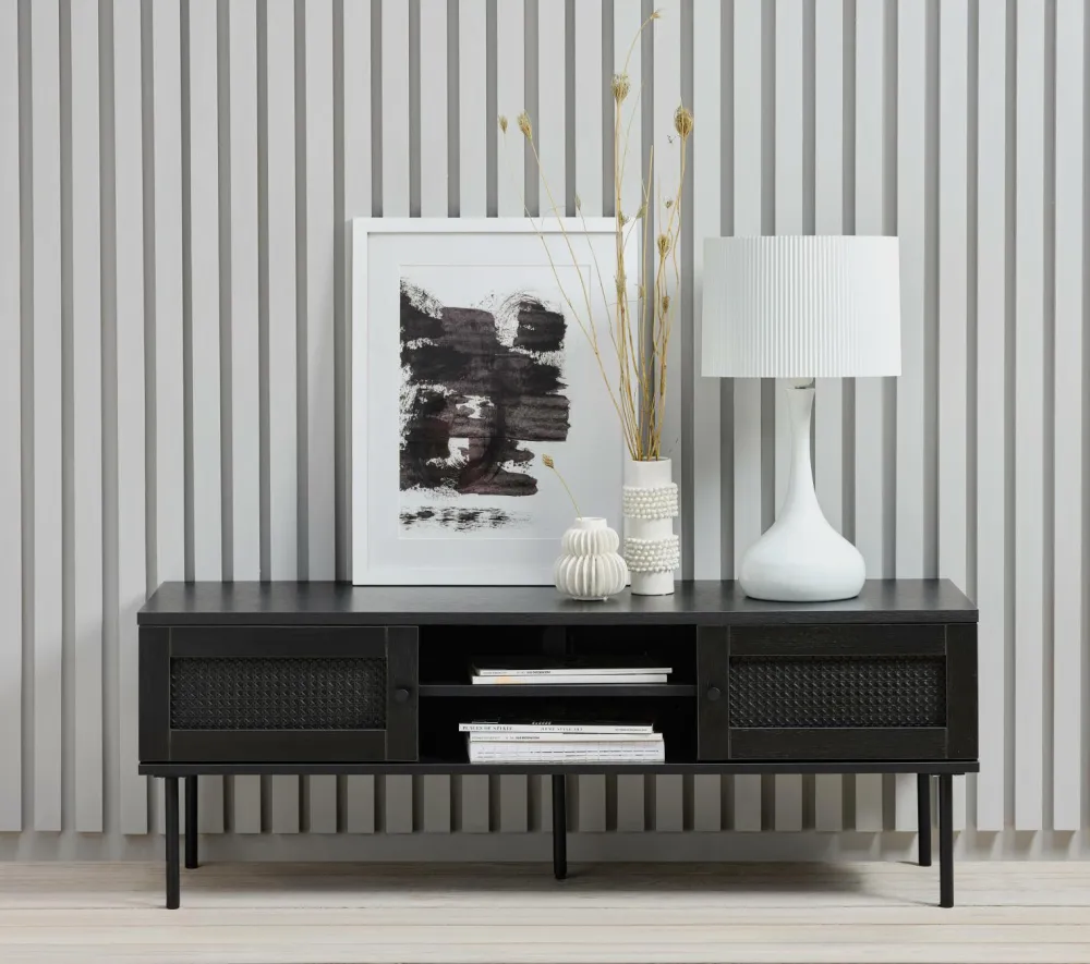 Håum TV-BÆNK Brooklyn 43 x 120 x 40 CM Black Outlet