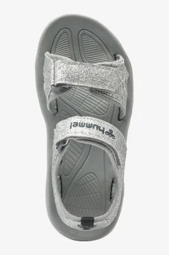 Hummel Sandaler Sandal Glitter Jr Sølvfarvet Best