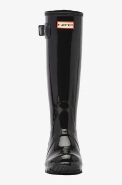 Hunter Womens Original Tall Gloss Boot Black Sale