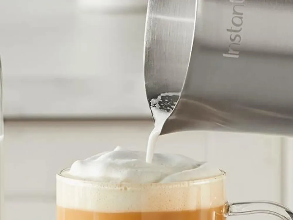 Instant Kaffe- & Espressomaskiner>Mælkeskummer Plus 500 ml Sølvfarvet