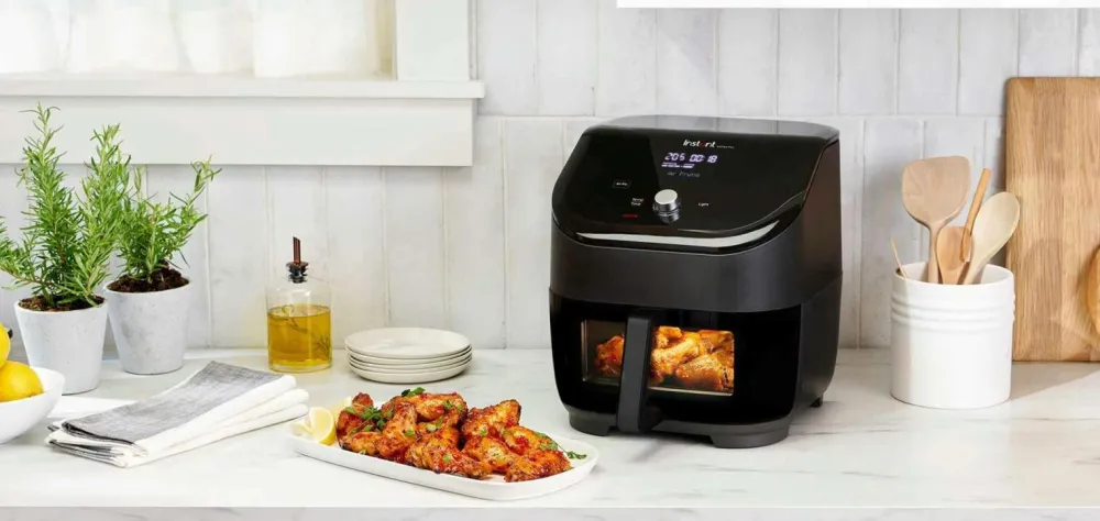 Instant Små Køkkenmaskiner>Smartfryer 5.7 1700W Sølvfarvet