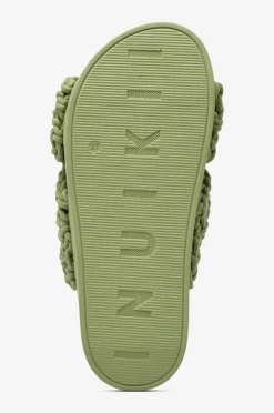 INUIKII Sandaler Woven Stones Green Hot