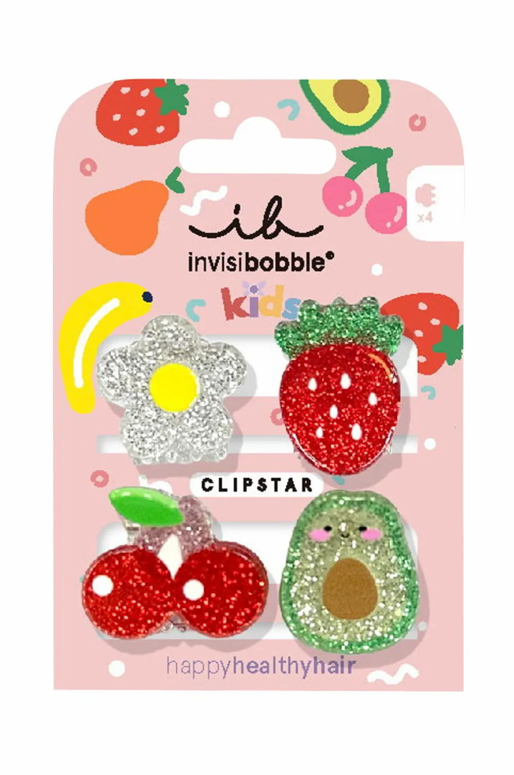 invisibobble Håraccessories>Clipstar Kids 4Pc Frutti Fun