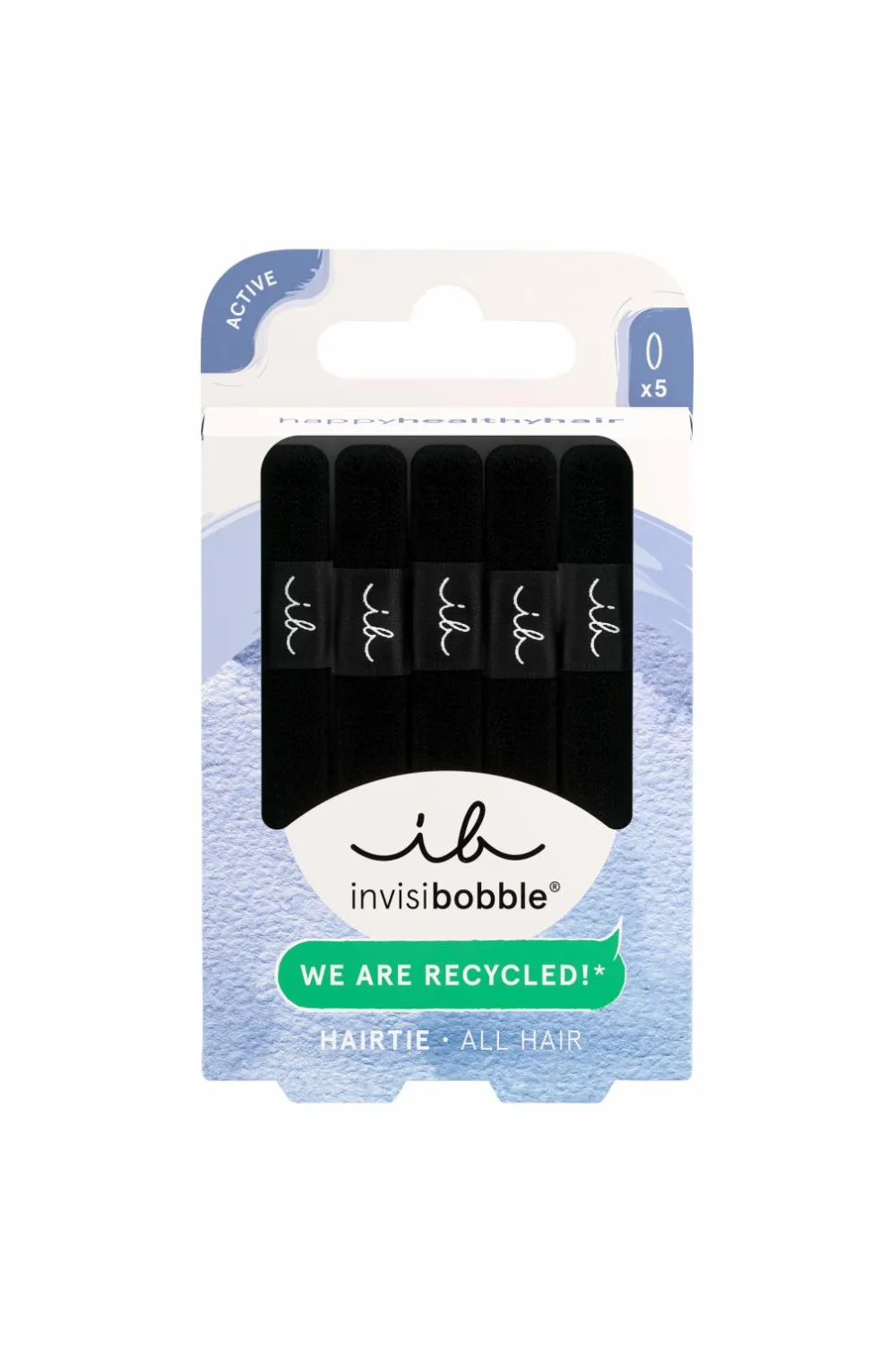 invisibobble Hair Tie 5Pc Black Discount