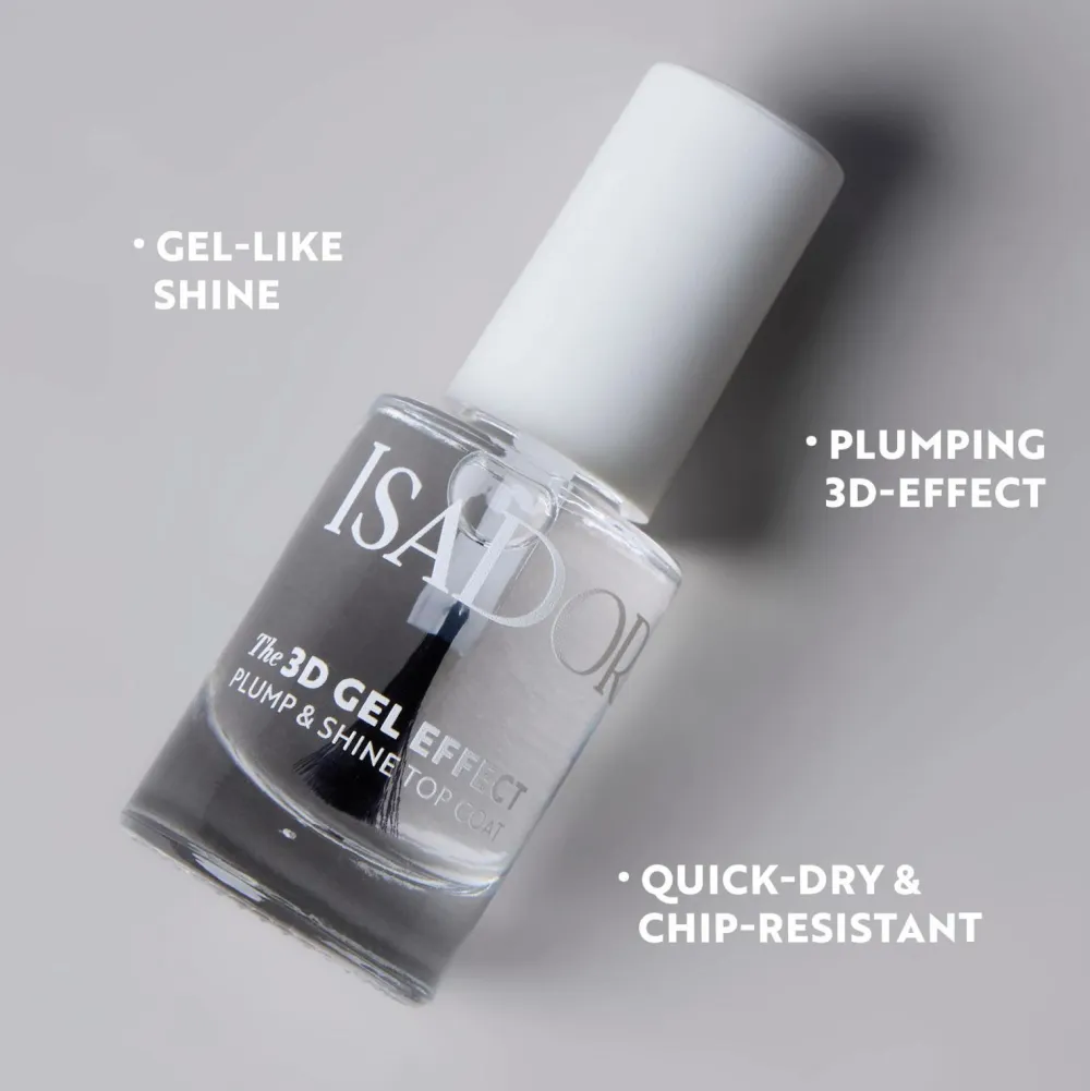 IsaDora Negle>The 3D Gel Effect Plump & Shine Top Coat 11 Plump & Shine