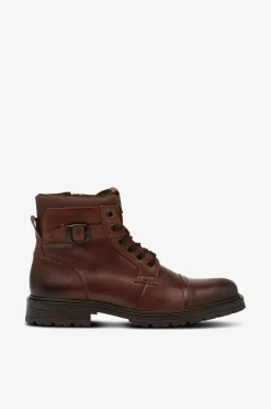 Jack & Jones Boots & Støvler>Ankelstøvler jfwDexter Leather Boot SN Brown stone
