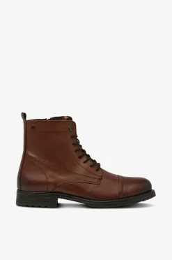 Jack & Jones Boots & Støvler>Ankelstøvler jfwShaun Leather Boot SN Cognac