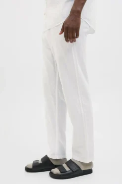 Jack & Jones Bukser jpstKane jjSummer Linen Blend Jogger White