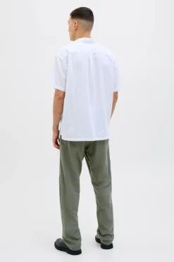 Jack & Jones Bukser jpstKane jjSummer Linen Blend Jogger Agave green Outlet