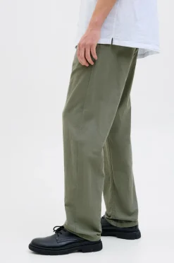 Jack & Jones Bukser jpstKane jjSummer Linen Blend Jogger Agave green Outlet