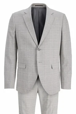 Jack & Jones Dragt jprRiviera Linen Suit Slim Fit SN Chiseled Stone New