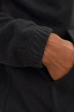 Jack & Jones Fleecetrøje jorVesterbro Fleece Quarter Zip Black Sale