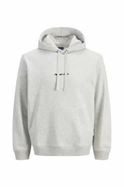 Jack & Jones Sweatshirts & Hoodies>Hættetrøje jorNorrebro Emb Sweat Hood White melange