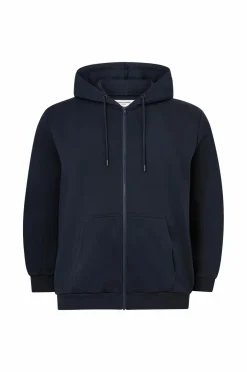 Jack & Jones Sweatshirts & Hoodies>Hættetrøje jjeBradley Sweat Zip Hood Noos Pls Navy blazer