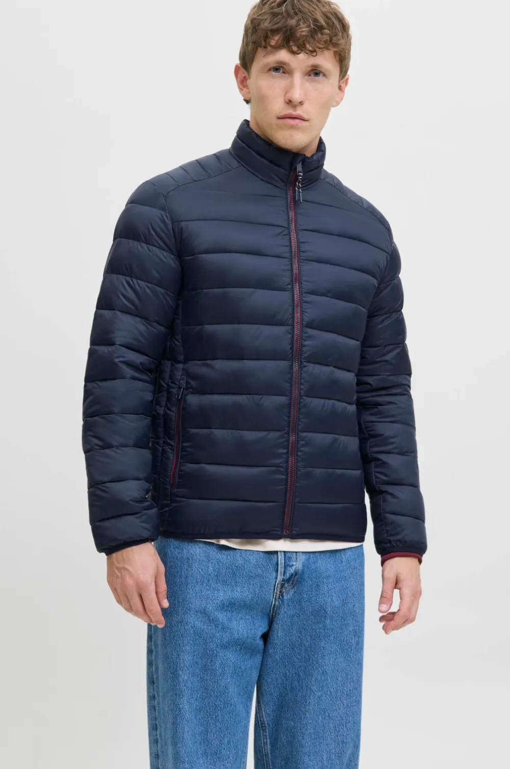 Jack & Jones Jakke jjeBradley Light Puffer Collar Noos Sky captain Hot