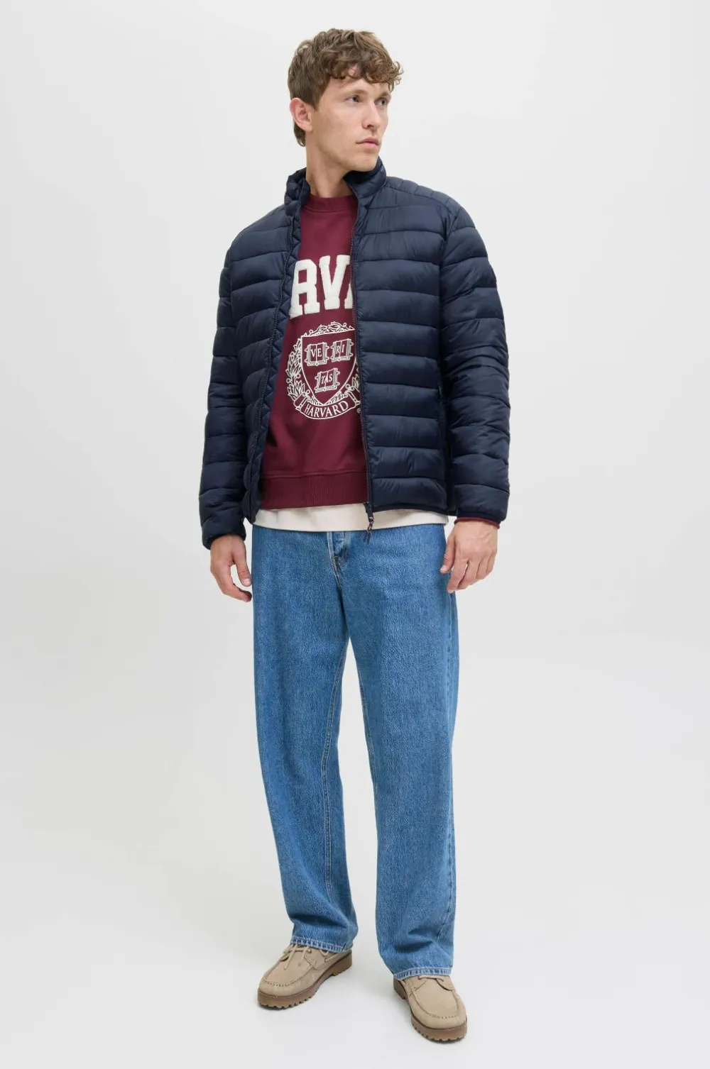 Jack & Jones Jakke jjeBradley Light Puffer Collar Noos Sky captain Hot