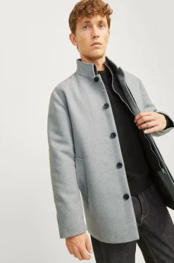 Jack & Jones Jakke jjeHarrison Wool Jacket SN Light grey melange Online