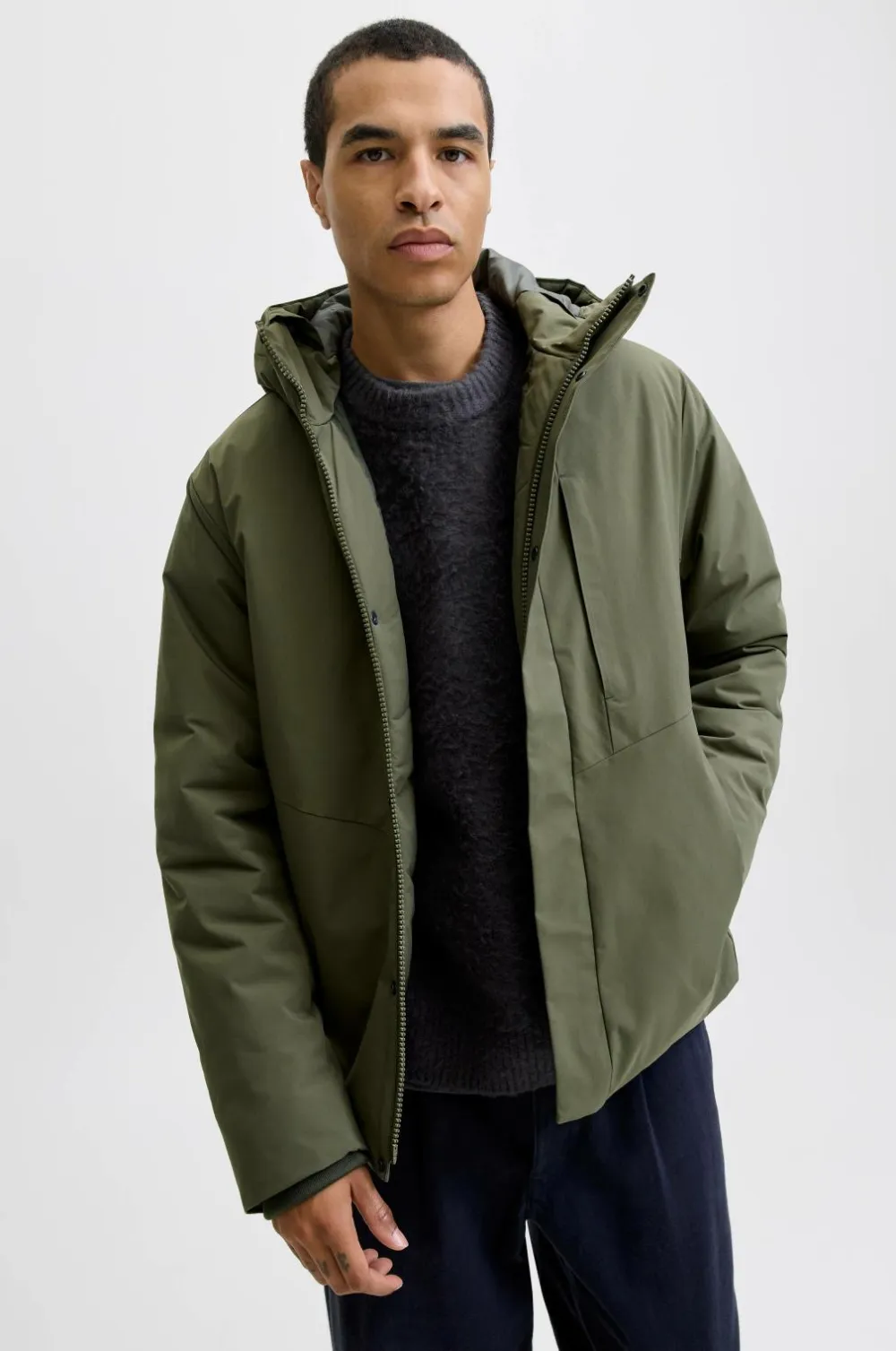 Jack & Jones Jakker & Frakker>Parka jjeKeen Jacket Aw25 SN Grape leaf