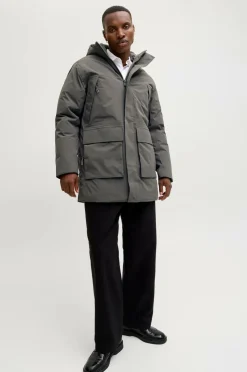 Jack & Jones Parka jprCcmoon Parka SN Volcanic ash Outlet