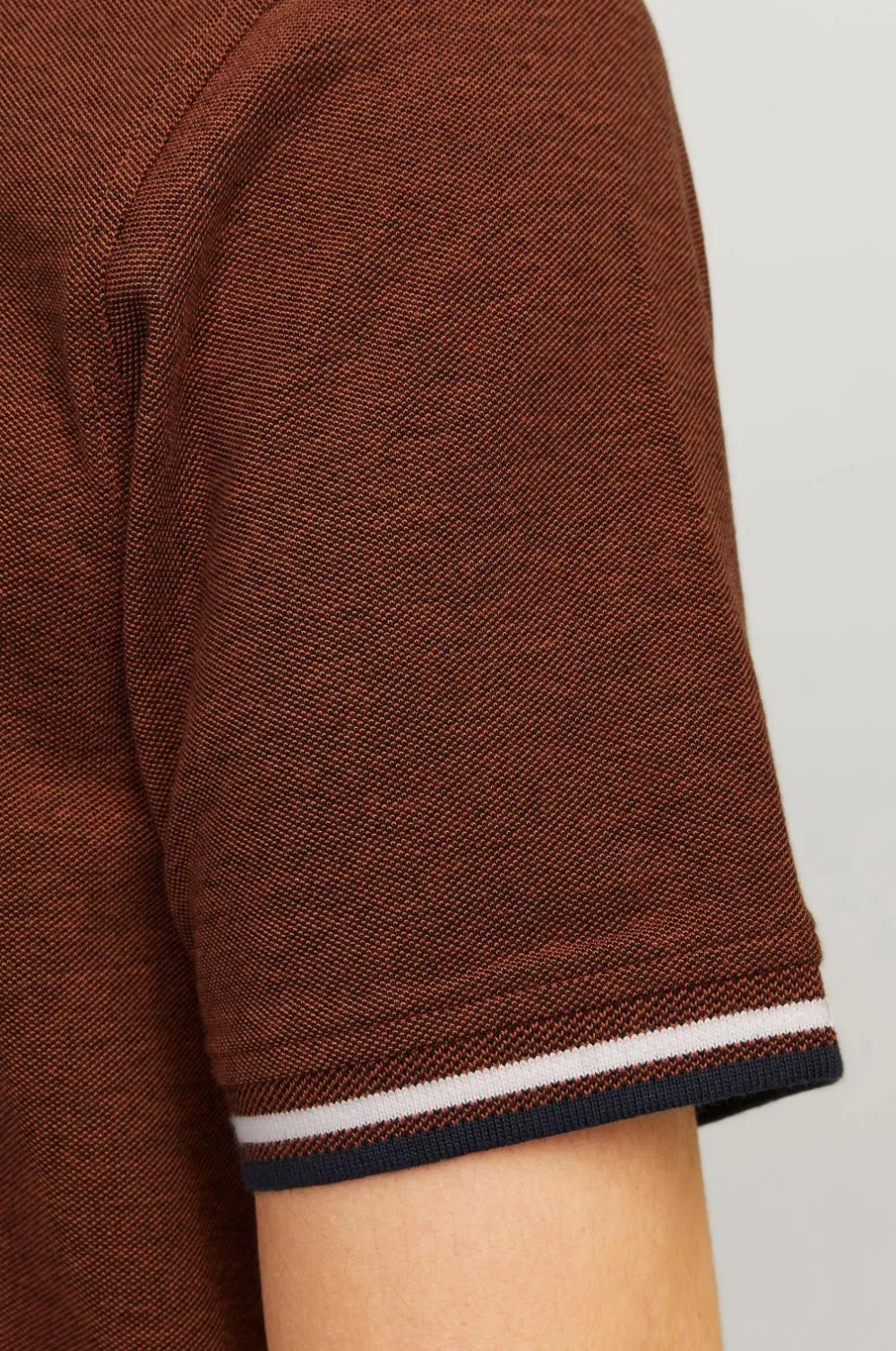 Jack & Jones Poloshirts>Poloshirt jjePaulos Polo SS Mocha bisque