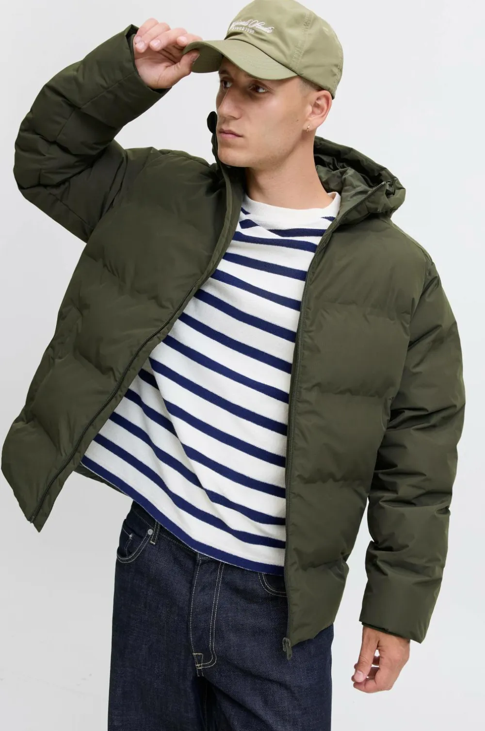 Jack & Jones Jakker & Frakker>Pufferjakke jjeSoho Puffer Hood SN Rosin