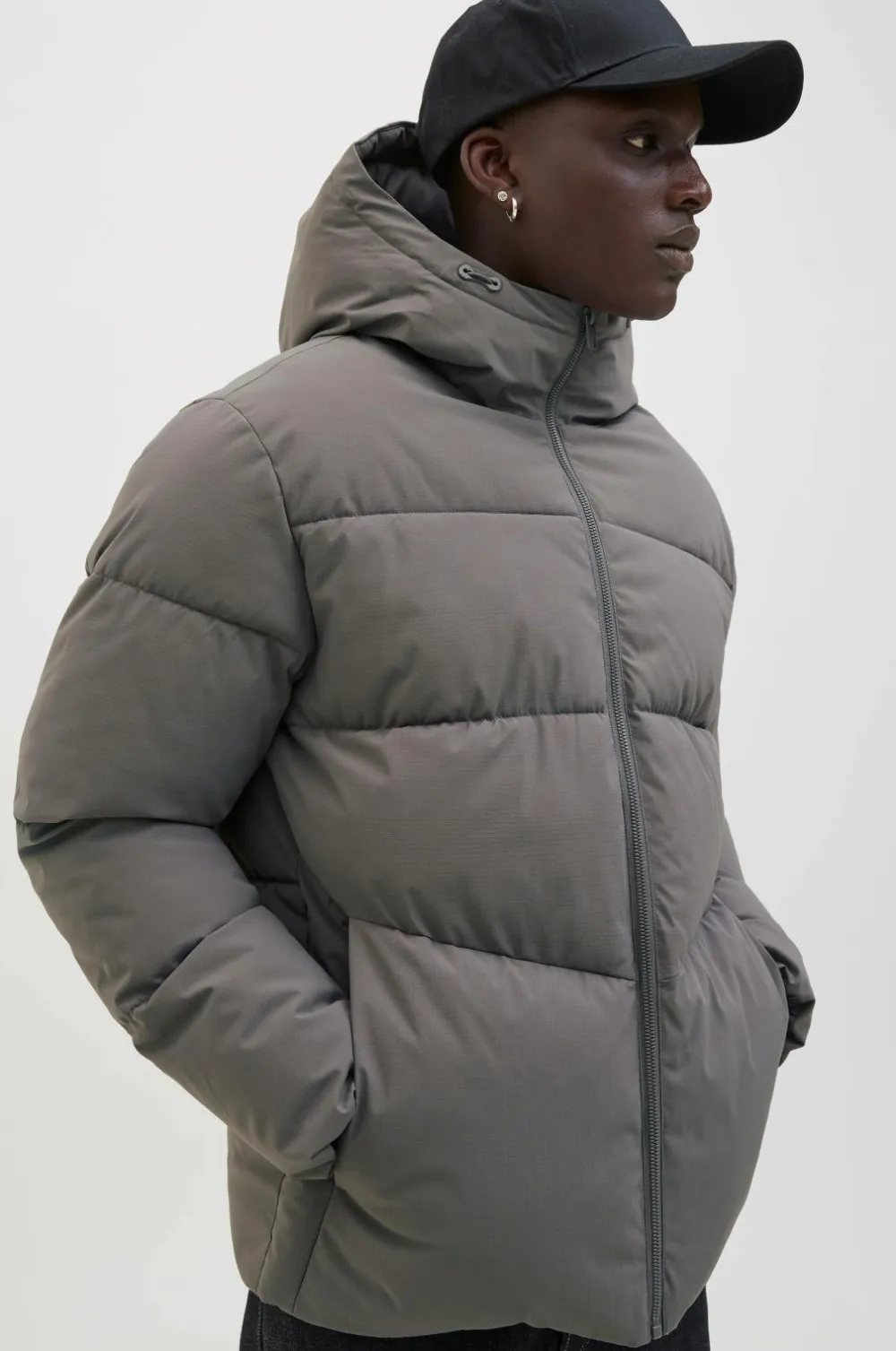 Jack & Jones Jakker & Frakker>Pufferjakke Jjglobal Puffer Jacket Castlerock