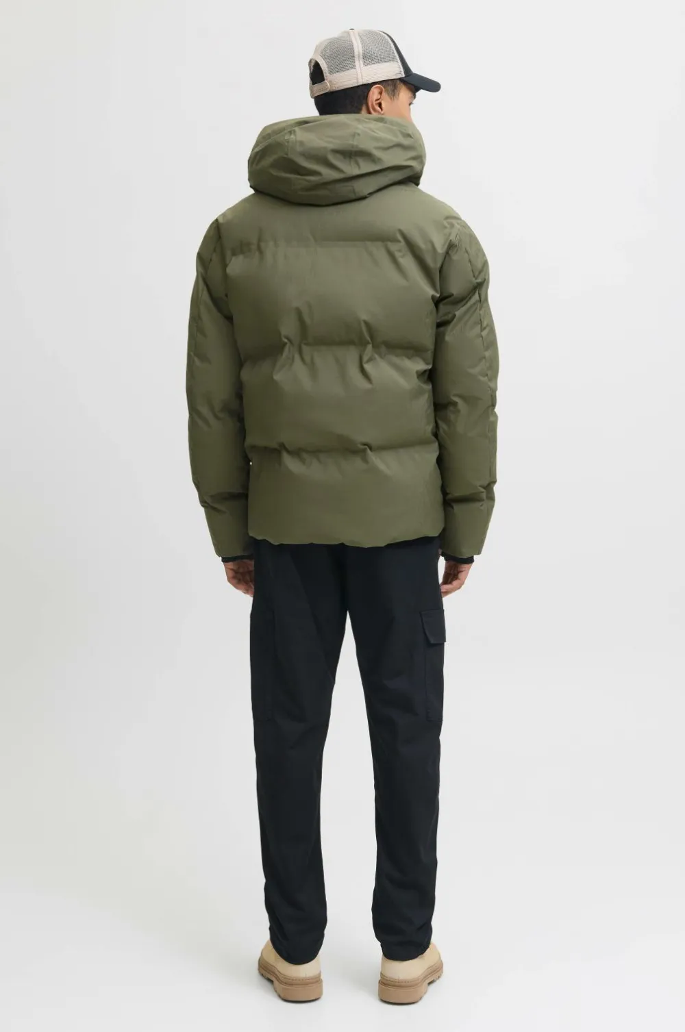 Jack & Jones Pufferjakke jcoFusion Technical Puffer Grape leaf Outlet