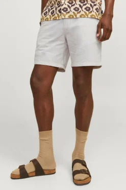 Jack & Jones Shorts jpStace Jjsummer Linen Blend Short Crockery Best