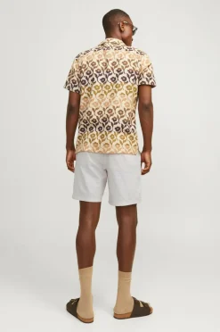 Jack & Jones Shorts jpStace Jjsummer Linen Blend Short Crockery Best