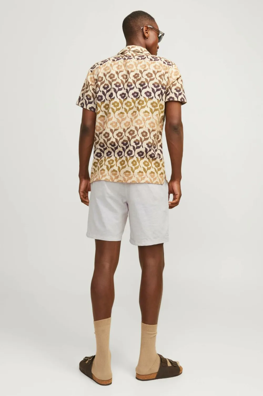 Jack & Jones Shorts jpStace Jjsummer Linen Blend Short Crockery Best