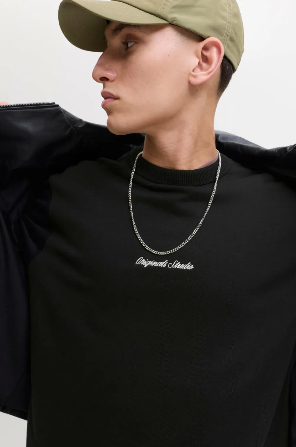 Jack & Jones Sweatshirts & Hoodies>Sweatshirt jorNorrebro Emb Sweat Crew Black