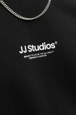 Jack & Jones Sweatshirt jjeSoho Sweat Crew Neck Pls Black Discount