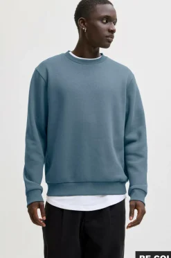 Jack & Jones Sweatshirts & Hoodies>Sweatshirt jjeBradley Sweat Crew Blue mirage