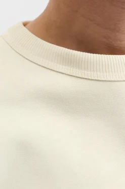 Jack & Jones Sweatshirt jorNorrebro Emb Sweat Crew Antique white New